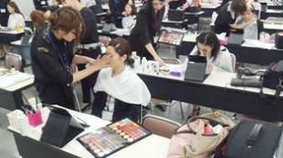 ポイントメイクに取り組み中