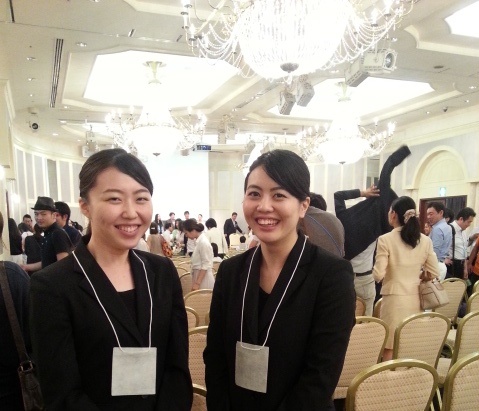 セミナー会場にて