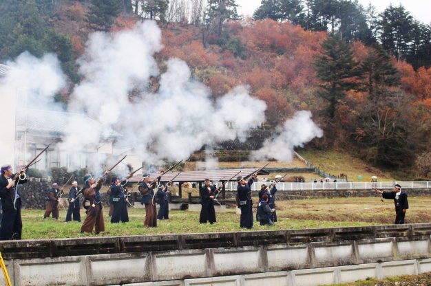 火縄銃の演武
